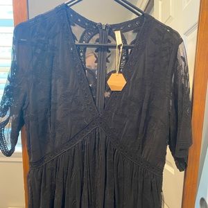 Black pinkblush maxi size large maternity